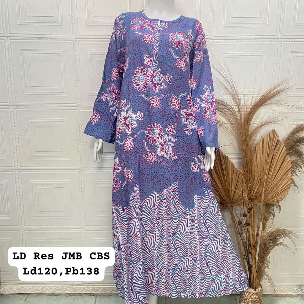 Daster Luza Boutique- Longdress Resleting Jumbo T.Pjg
