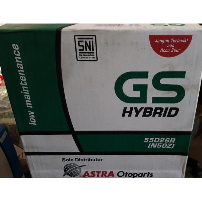 Accu gs hybrid | aki basah N50z