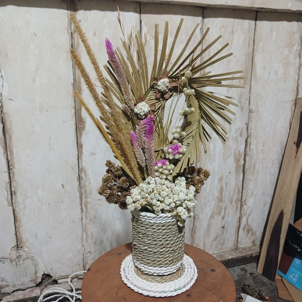 bunga kering sikas merak"²