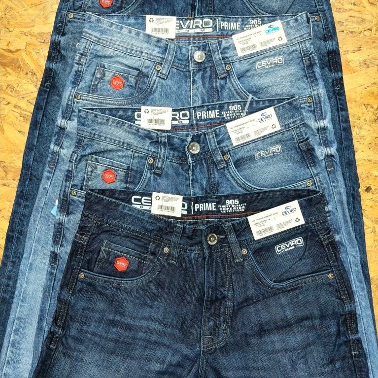 Celana Jeans Panjang CEVIRO ZIPPER Original ceviro