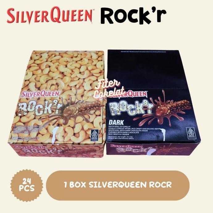 SILVERQUEEN ROCK'R COKLAT MILK & COKLAT DARK, CHOCOLATE
