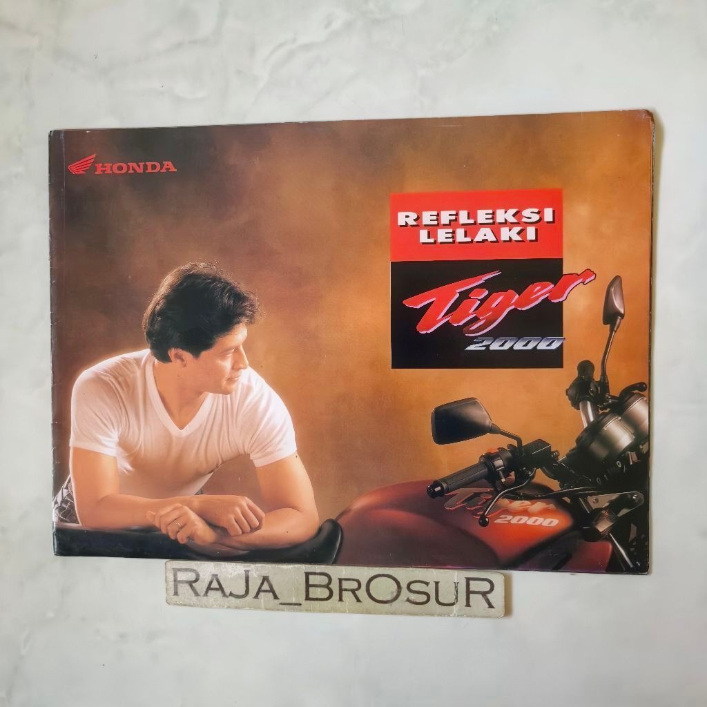 Poster brosur katalog booklet jadul lawas Honda Tiger 2000 Tiger Lawas Tilas 1993-1995