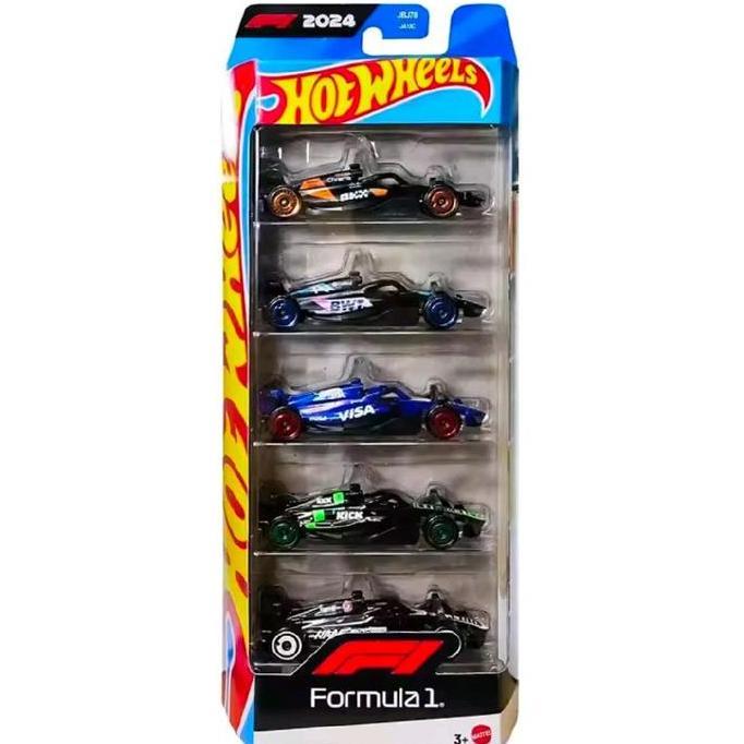 Hot Wheels 5 pack Formula one 2024 - Hot Wheels 5 pack Formula 1 - Hot Wheels 5 pack F1