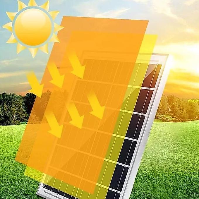Panel Surya 100W Pembangkit Listrik Tenaga Surya, Efisiensi 22%, IP65 Water Resistance, dengan Pengo