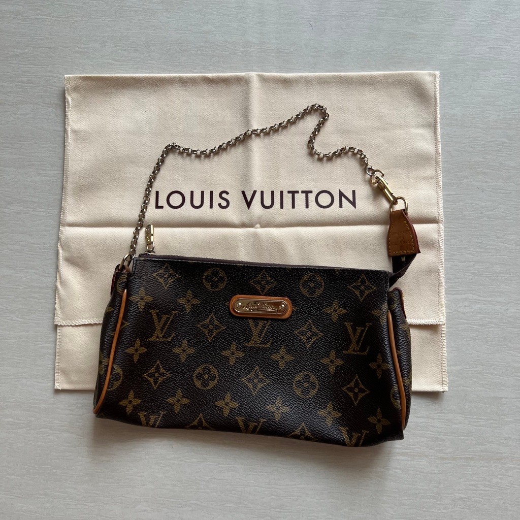 PL Louis Vuitton LV Eva Pochette Vintage 2008 Shoulder Bag WOC Pouch (With Dustbag)