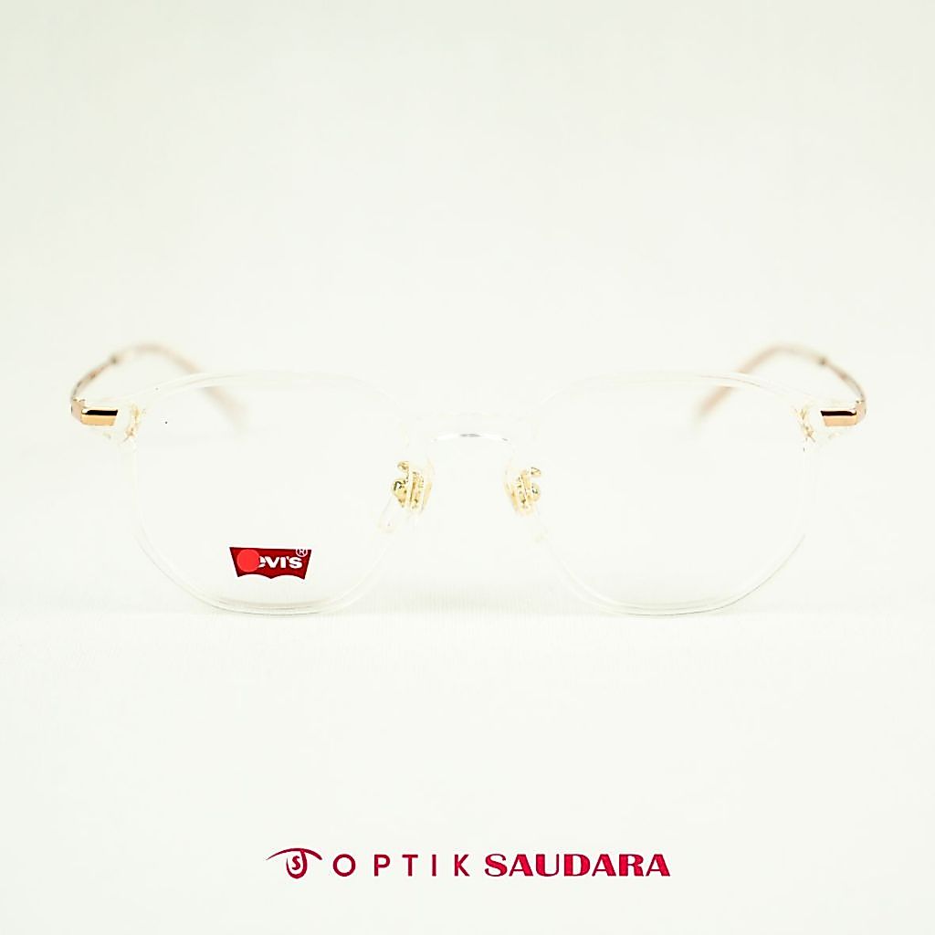 Optik Saudara - Kacamata Wanita Model Bulat Trendy F LV7146/F 900 50