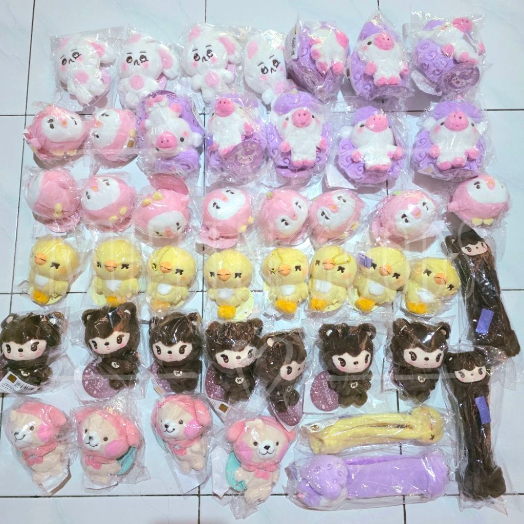 [READY STOCK] EXO OFFICIAL EXHORIZON MINI DOLL KEYRING FANLIGHT DECO LIGHTSTICK COVER KAI SUHO DO KY