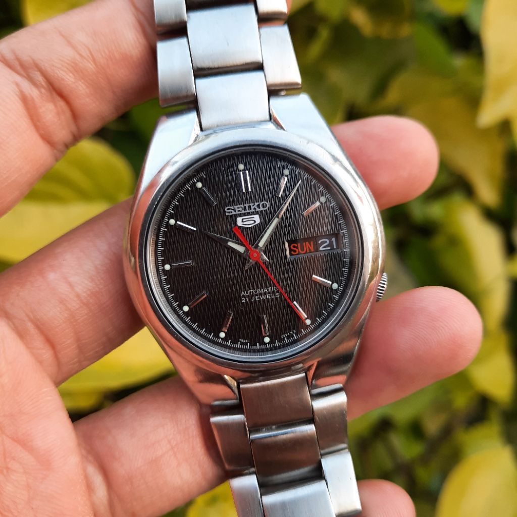 Seiko 5 Automatic SNK607K1 Brown Coklat SNK607 7S26-02F0 Coklat