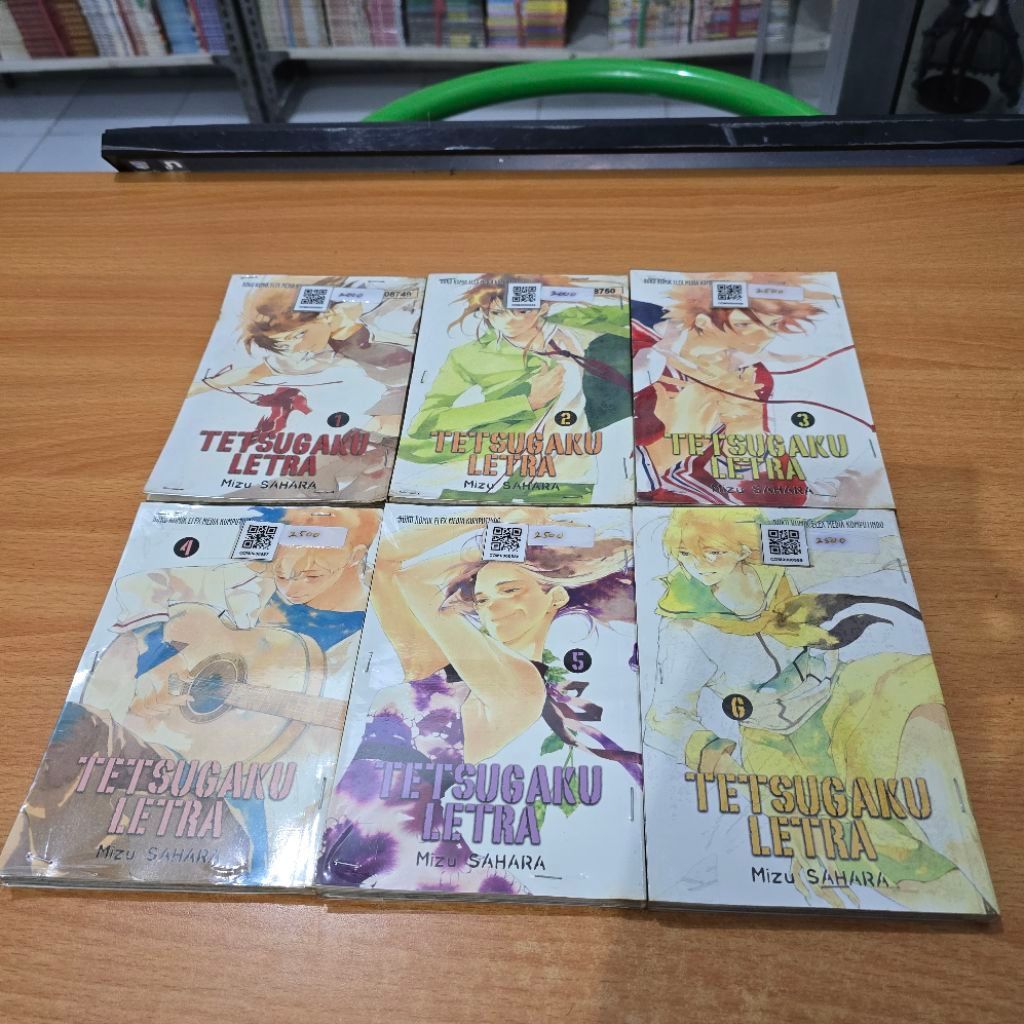 Bundle Komik Tetsugaku Letra Volume 1-6 Preloved