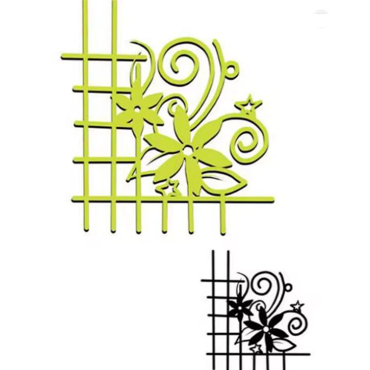 Metal Cutting Dies #046 ~ corner Cetakan stensil , Stencil, Metal Cutting Dies Knife Mold Stencil Ce