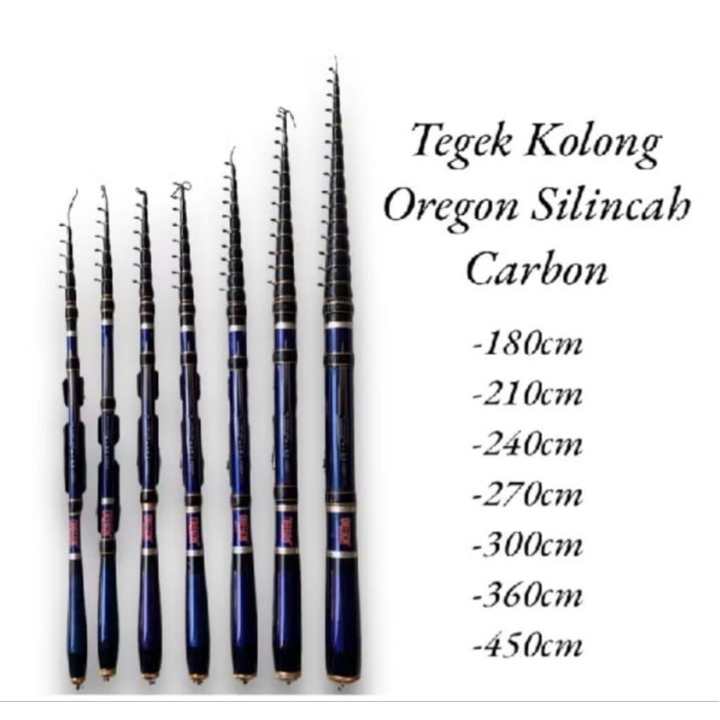 TEGEK KOLONG OREGON SILINCAH - CARBON - ACTION HARD 450CM