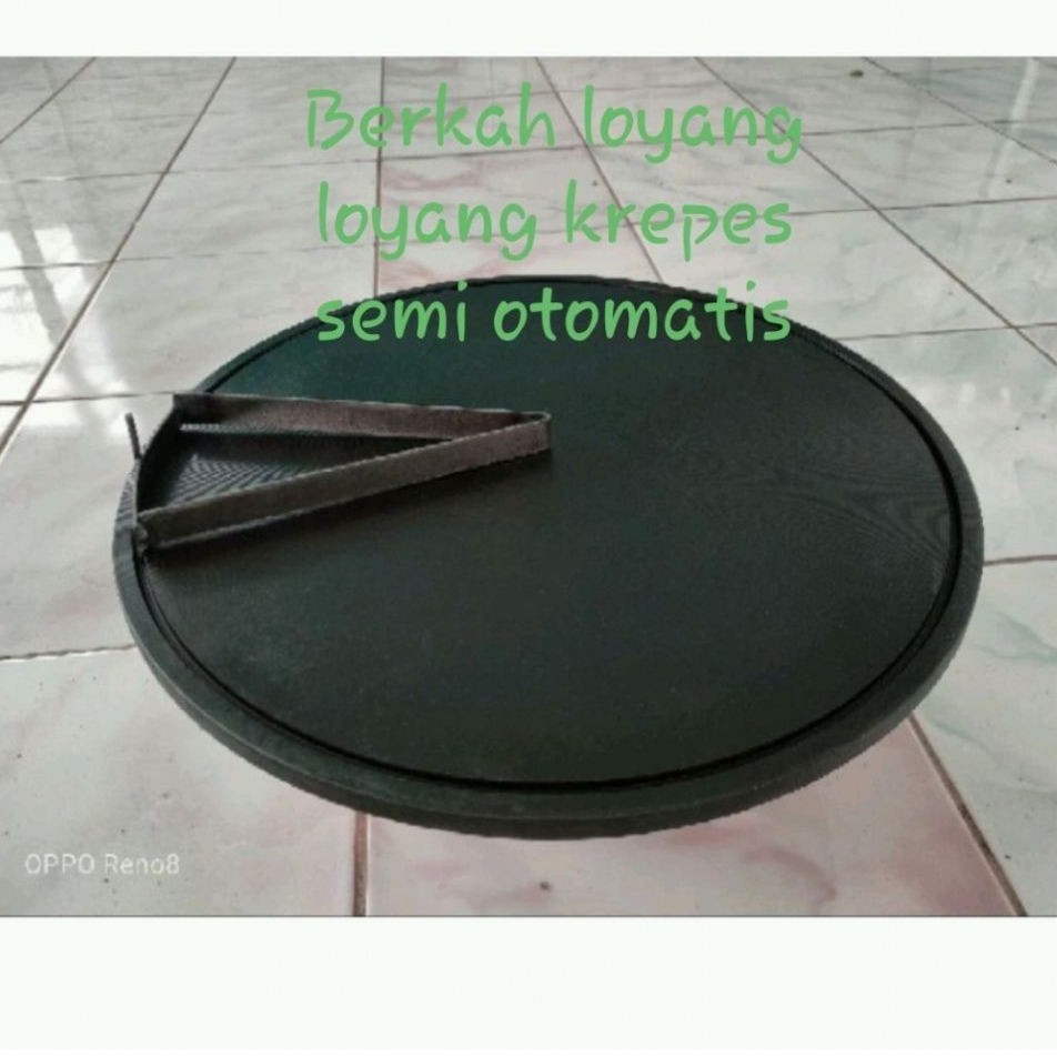 loyang krepes/leker baja hitam semi otomatis 25cm,26cm,28cm,30cm,35cm,40cm,50cm.