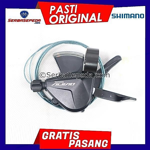 Shifter Sepeda Shimano Shifter Alivio M3100 3 Speed Left