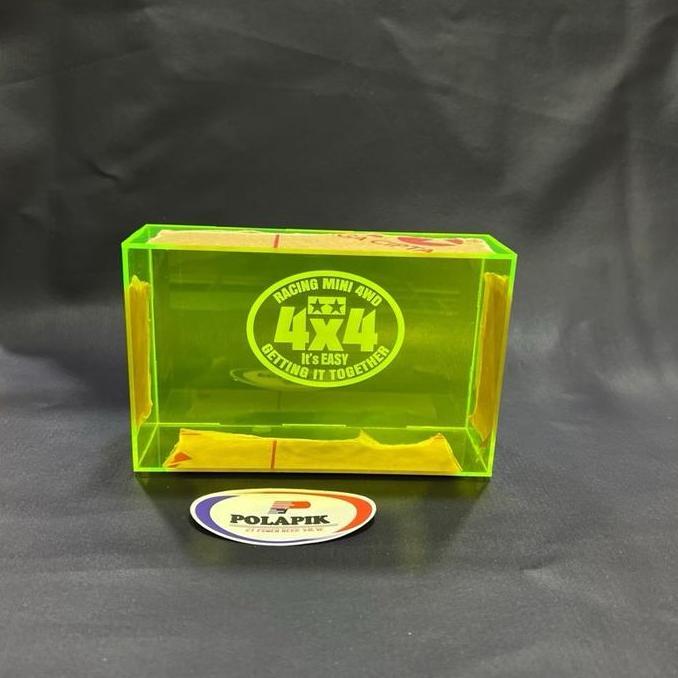 Box dimension checker Tamiya mini 4WD Box acrrylic akrilik Dimension Checker Tamiya