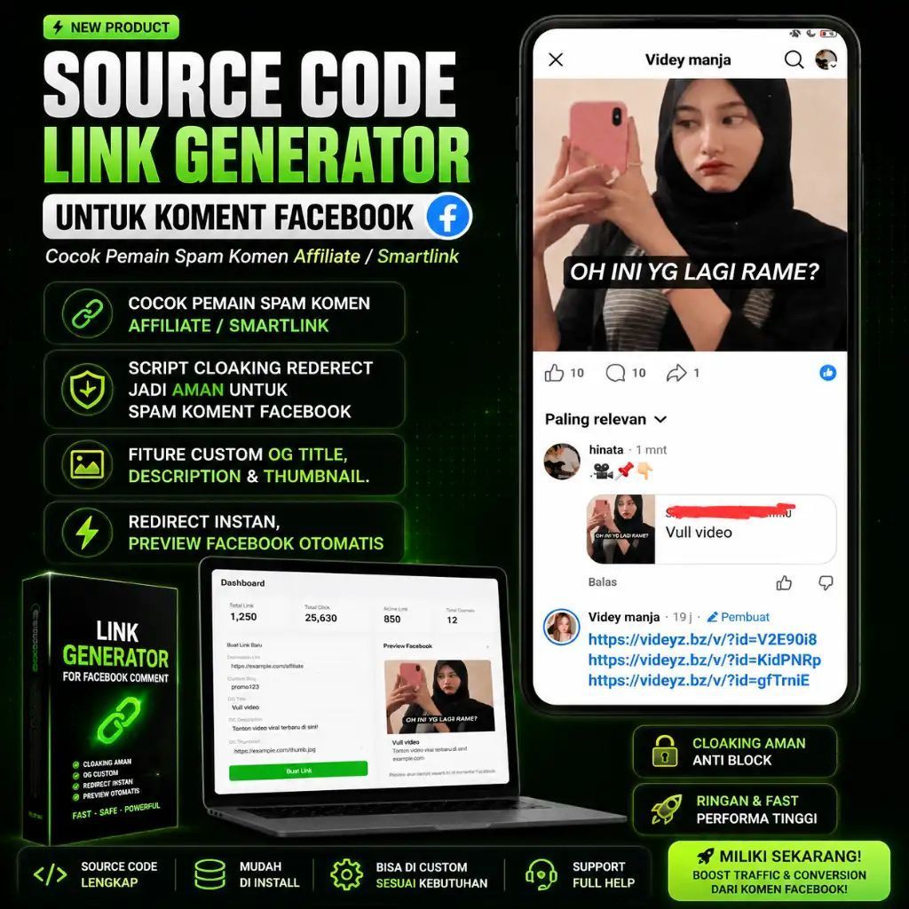 SOURCE CODE PHP LINK GENERATOR PRO
