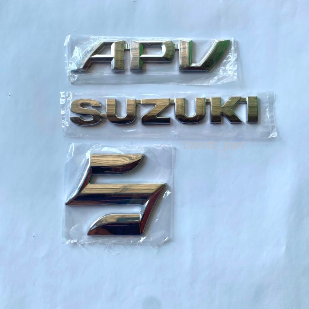 emblem logo Suzuki APV / emblem bagasi belakang suzuki apv / emblem bagasi belakang ertiga