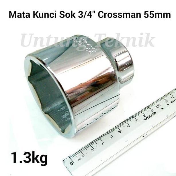 KOLANAME CROSSMAN 55mm 0.75 inch drive Socket bit - Mata Kunci sok