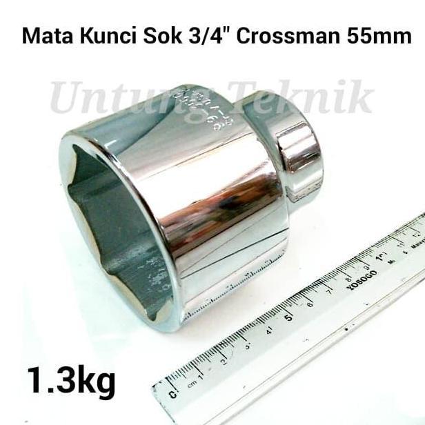 OVMIDEX CROSSMAN 55mm 0.75 inch drive Socket bit - Mata Kunci sok