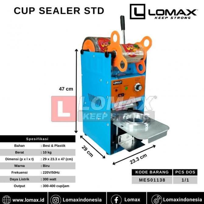 OVMIDEX MOLLAR by Eton Cup Sealer - Mesin Penyegel Plastik plus Plastik