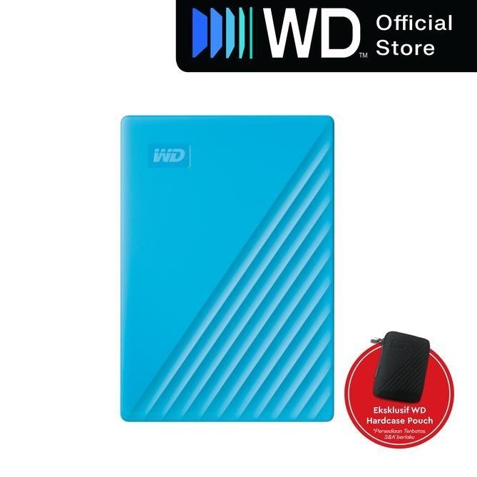 Wd My Passport 1Tb - Hd Hdd Hardisk Eksternal External 2.5" Usb 3.0 Original Dan Terpercaya