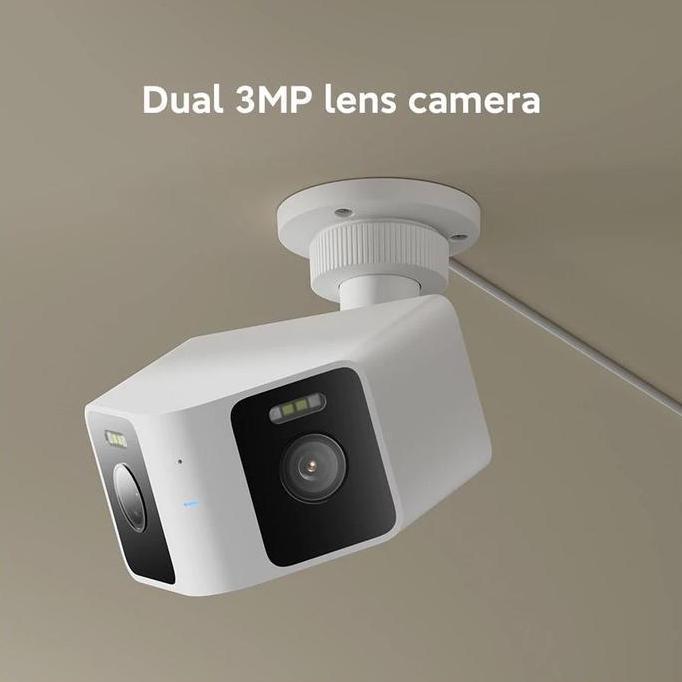 Cctv- Xiaomi Camera Cctv Cw100 Dual (Pengganti Aw200) Outdoor 3Mp Ultra Wide Garansi Resmi
