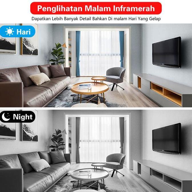 Cctv- Xihancam 3Mp Cctv Mini Tersembunyi Spy Cam Wifi Cctv Kecil Spy Kamera Mini Wifi Jarak Jauh Let