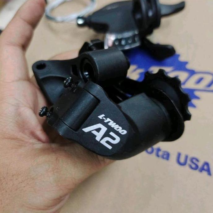 Shifter Dan Rear Derailleur RD 7 Speed L-TWOO A2 7 Sp Short Cage Pendek Sepaket RD Dan Shifter 7 Spe
