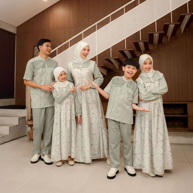sarimbit tenara wave glass/sarimbit seply terbaru 2027/gamis seply keluarga/gamis murah/gamis ori