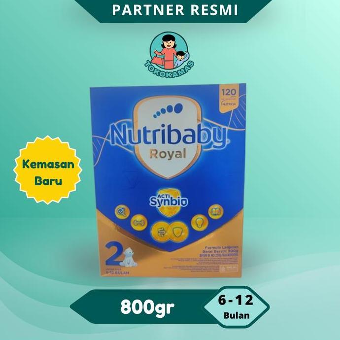 Yeyeye- Nutribaby Royal 800Gr - Susu Formula Lanjutan Bayi 6-1 Bulan