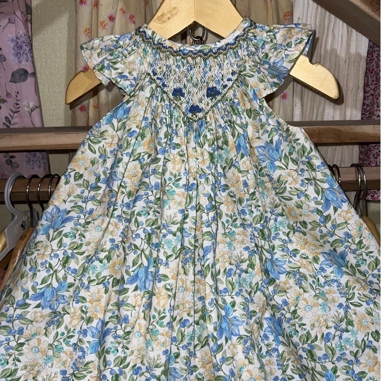 Smocked Aruca Dress Anak 750+sistf