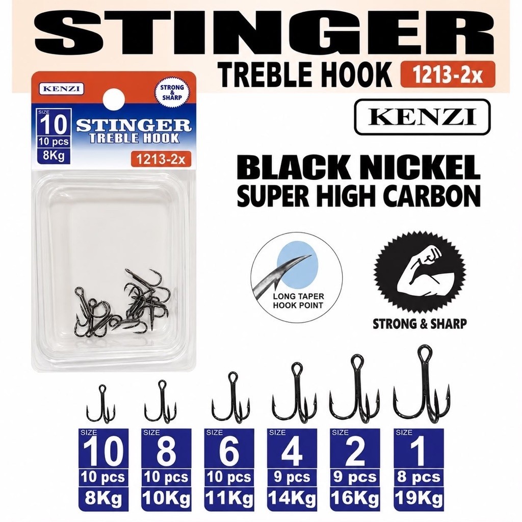 HOOK KENZI STRINGER / TREBLE HOOK