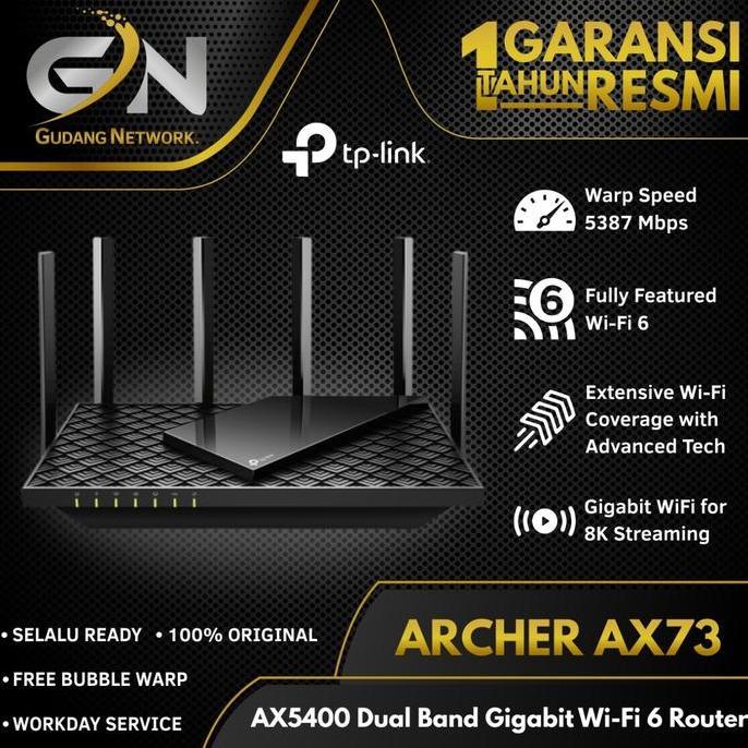Cont- Tp- Archer Ax73 Ax5400 Wifi 6 Wireless Router Tp Ax 73 Ax 5400