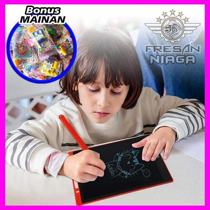 Gamebot- Papan Tulis Dital Anak Desa Lcd Drawing Writing Magic Tablet Belajar Mainan
