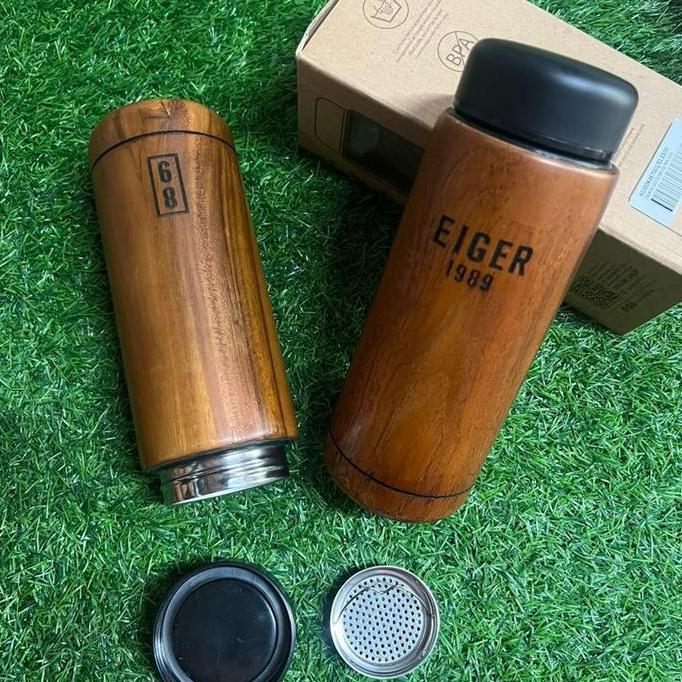 Sale Botol Minum Eiger1989 Timberlake Tumbler Bottle Cover Kayu