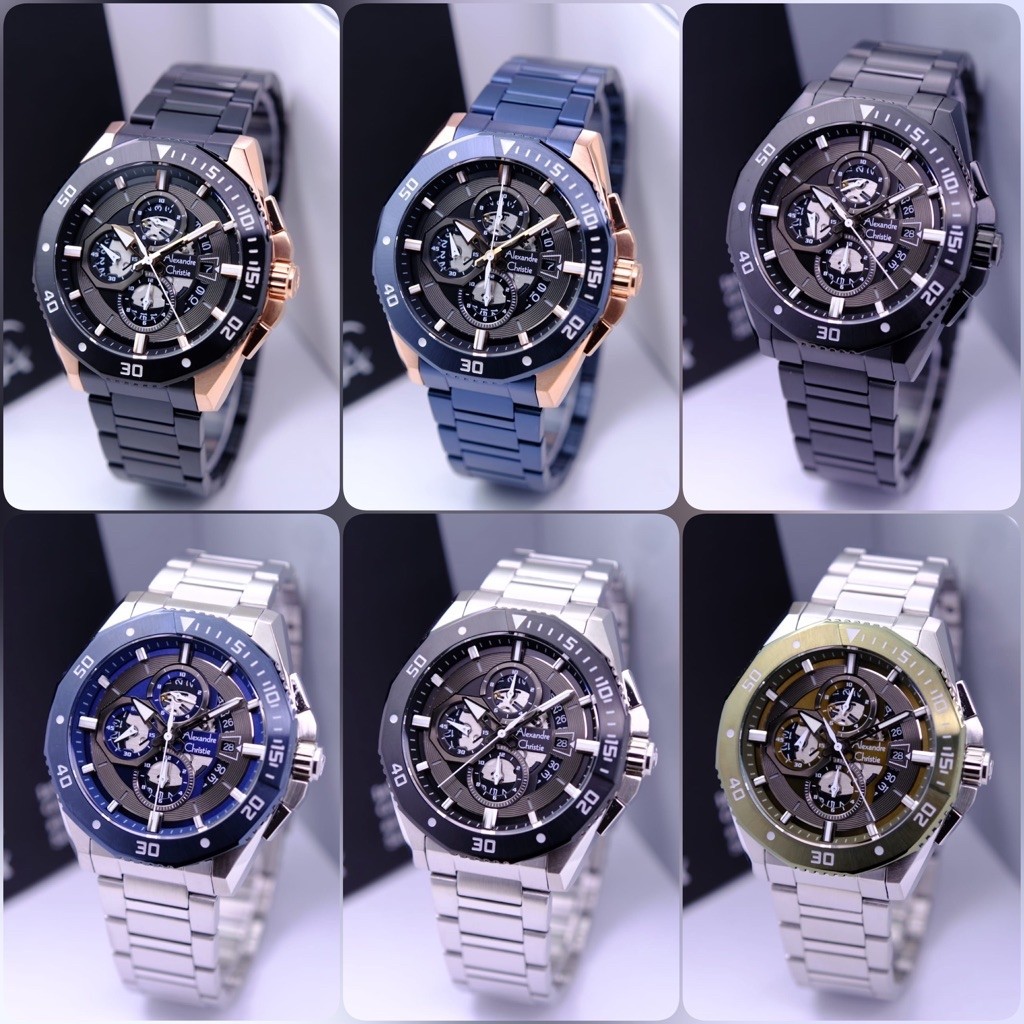 FREE BATRAI COD JAM TANGAN PRIA ALEXANDRE CHRISTIE AC6679 / AC 6679 / AC6692 / AC 6692 ORIGINAL GARA