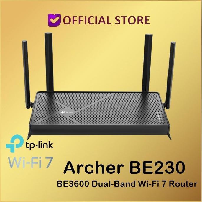 TP-Link Archer BE230 BE3600 Dual-Band Wi-Fi 7 Router BE 230 BE 3600