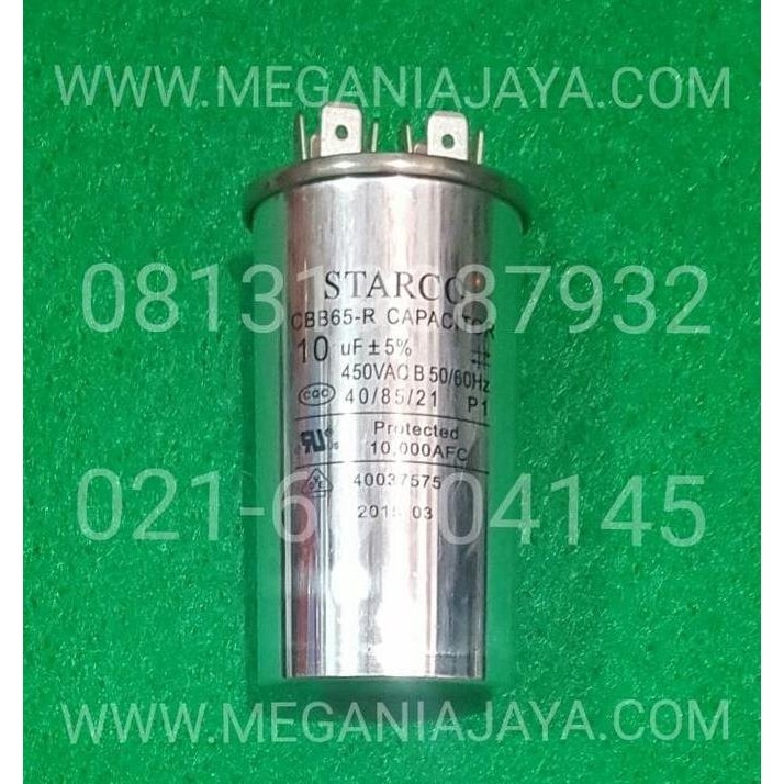 CAPASITOR STARCO 10 UF / KAPASITOR STARCO 10 UF KHUSUS