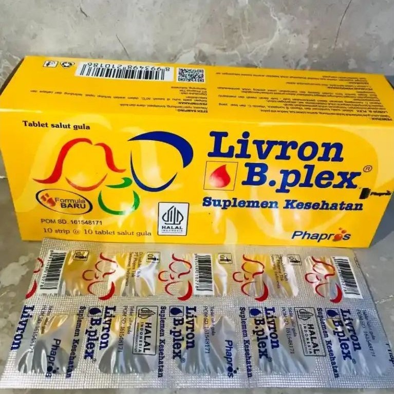 LIVRON B PLEX 1 STRIP 10 TABLET | VITAMIN B COMPLEX