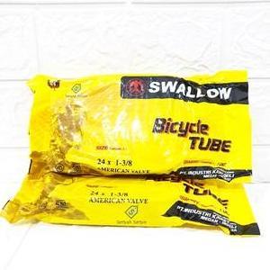 Promo BAN DALAM SEPEDA 24X1 3/8 SWALLOW AV DELI TIRE CITY BIKE JENGKI BALAP 24 X 24X 1 3 PER 8 CTB P