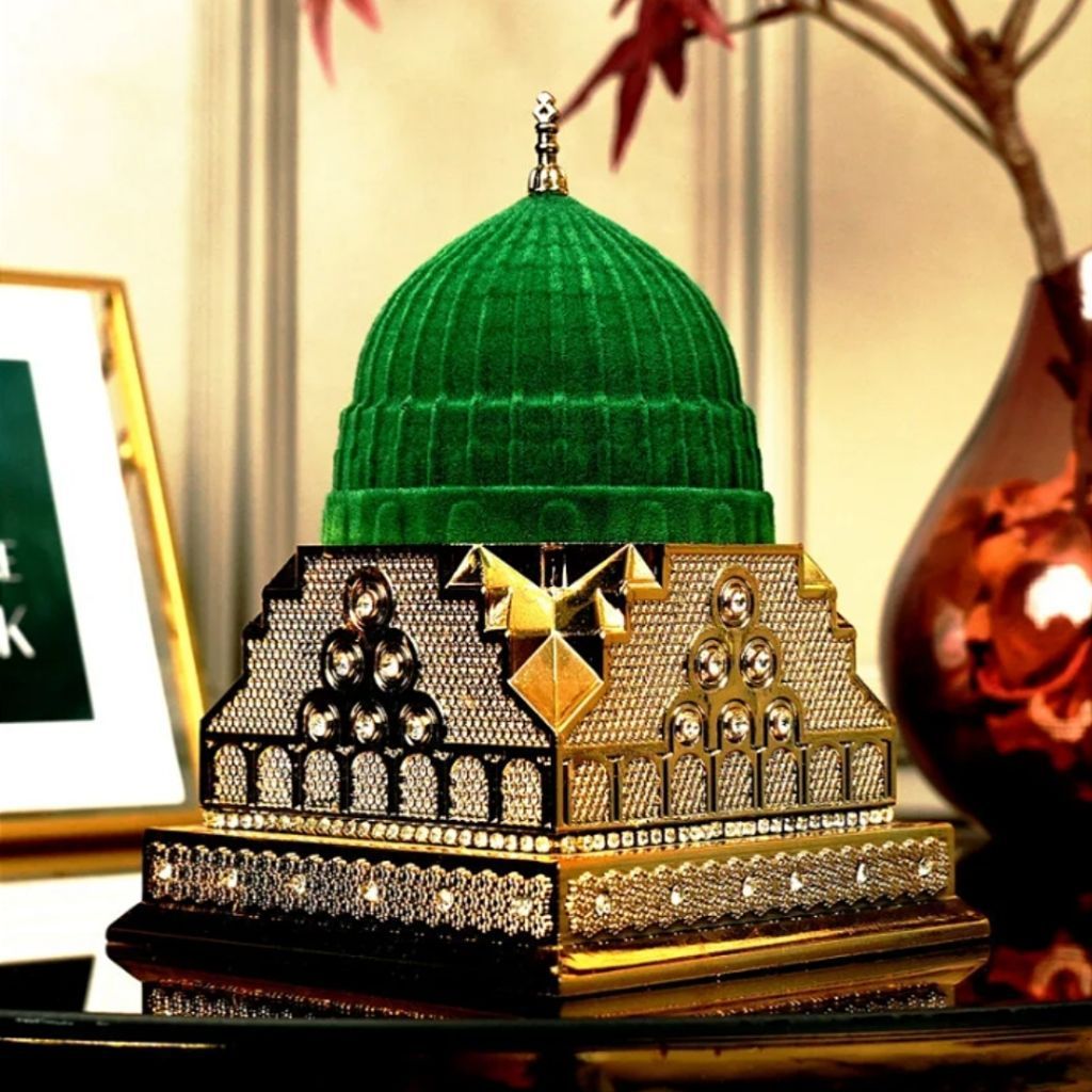 Miniatur Masjid Nabawi Asli Turki / Miniatur Kubah Hijau