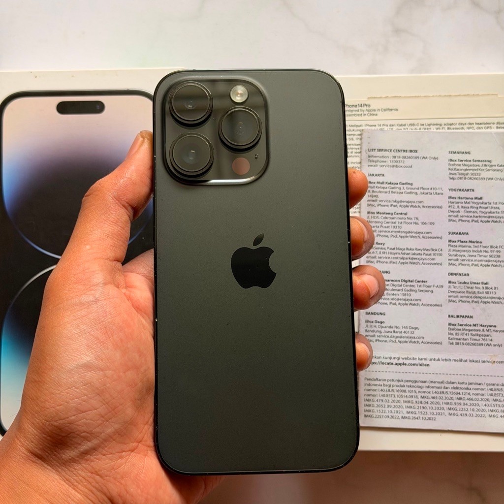 iphone 14 pro 128gb second ibox fullset original