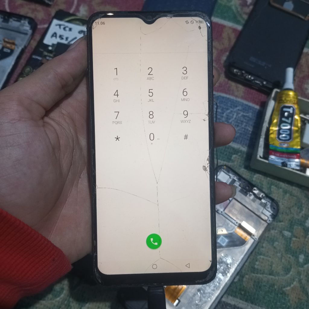 LCD TOUCHCREEN + FRAME LOCAL INFINIX SMART 6 HD MULUS SENTUHAN AMAN NO MINUS PECAH HANYA TG SAJA ASL