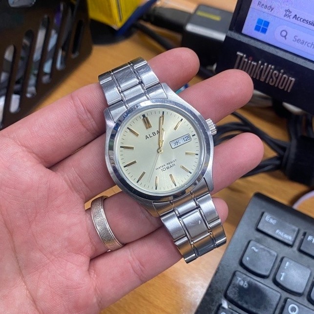 Seiko Alba 7N43-0BA0 JDM Ivory Dial