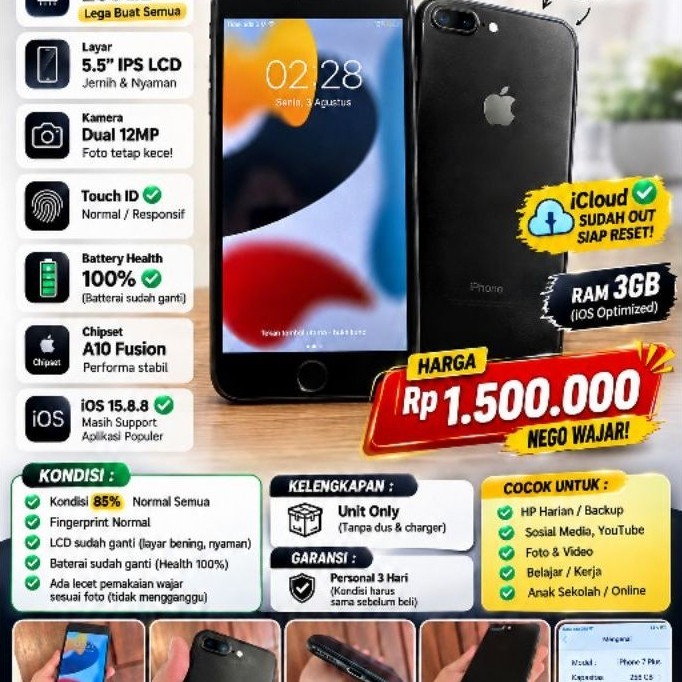 iPhone 7 plus Ex IBOX