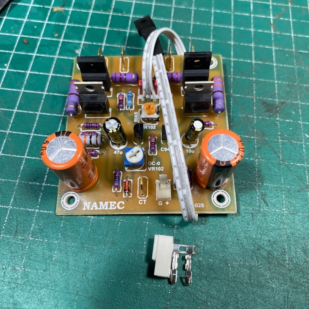 Driver Namec Non Teff plus bias servo pcb fiber FR 4 rajanya midle max 55vac By. Mbah Pro Audio