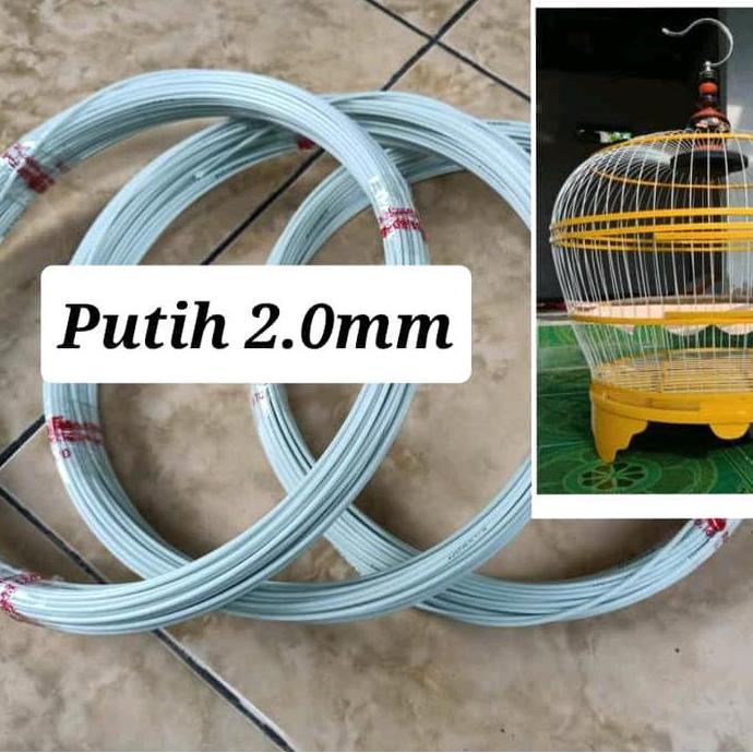 Jeruji fiber putih 2mm 1kg