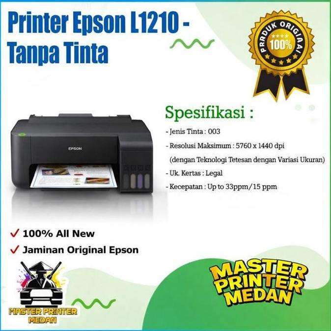 Printer Epson L1210 New Original Tanpa Tinta