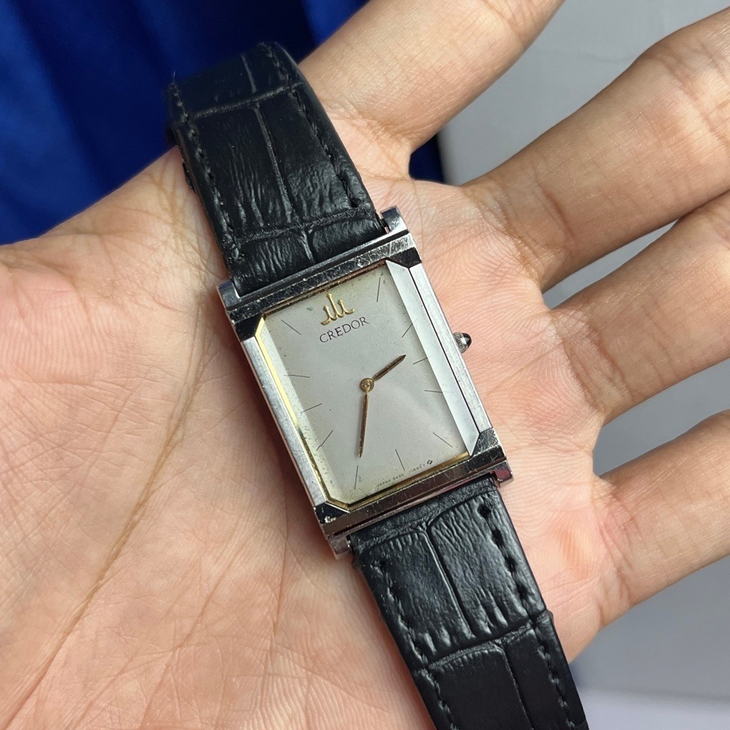 jam seiko credor tank vintage rare