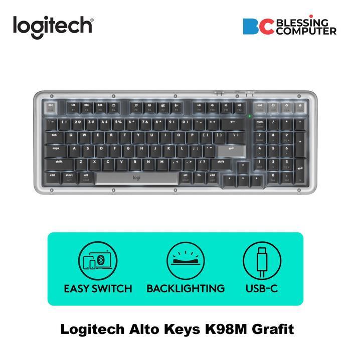 Keyboard Wireless Logitech Alto Keys K98M Grafit 920-013584
