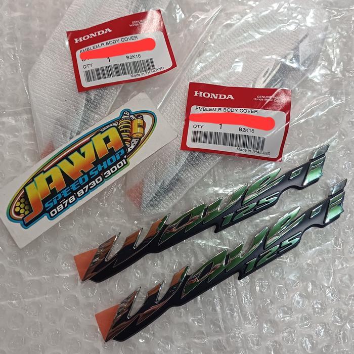 Emblem Wave 125i Supra 125 Karisma 125 original honda thailand